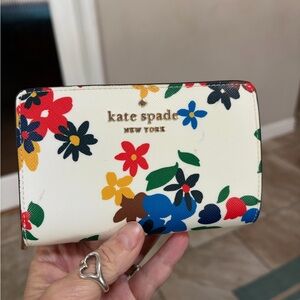 Kate Spade Multicolor Floral Wallet